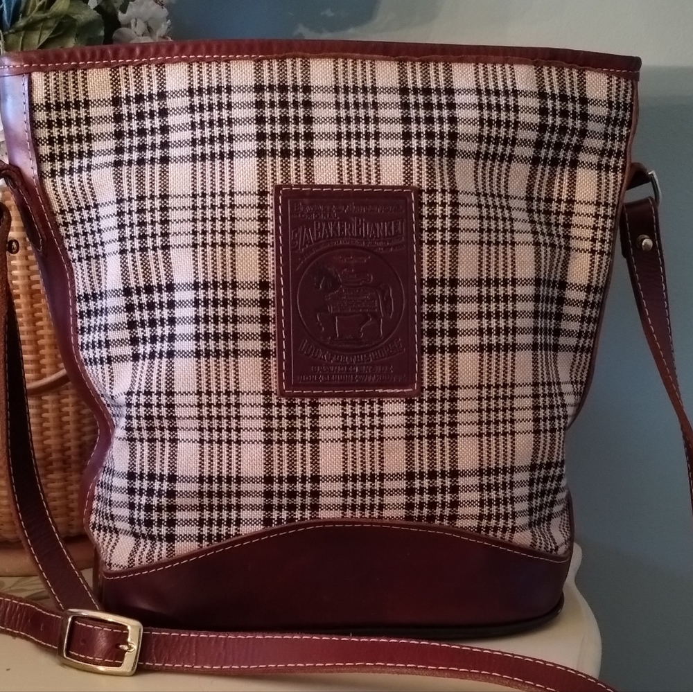 Baker 5/A Equestrian Elizabeth Blanket Leather bag tote